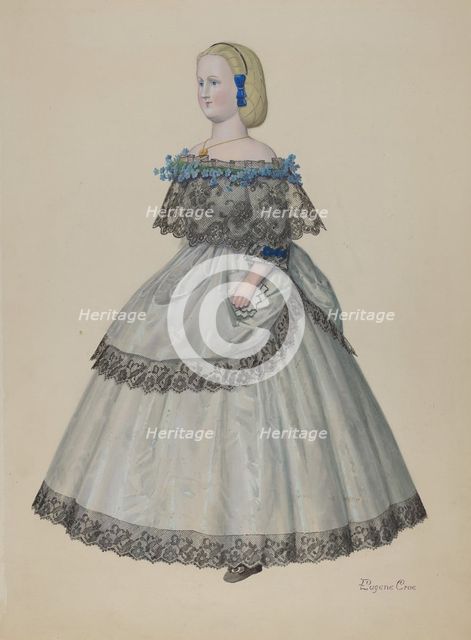 Doll - "Antoinette", c. 1938. Creator: Eugene Croe.