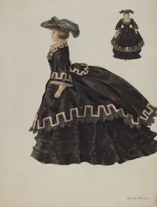Doll--"Belle Hervey", c. 1937. Creator: Edith Towner