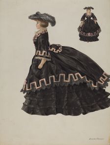 Doll--"Belle Hervey", c. 1937. Creator: Edith Towner