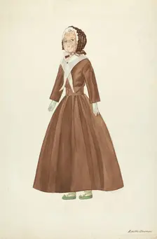 Doll: "Betsey Paine", 1935/1942. Creator: Edith Towner
