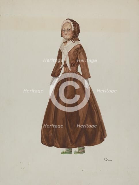 Doll - "Betsey Paine", c. 1939. Creator: Josephine C. Romano.