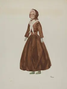 Doll - "Betsey Paine", c. 1939. Creator: Josephine C. Romano