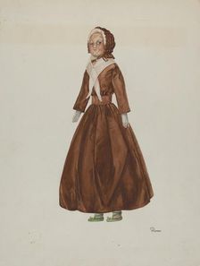 Doll - "Betsey Paine", c. 1939. Creator: Josephine C. Romano