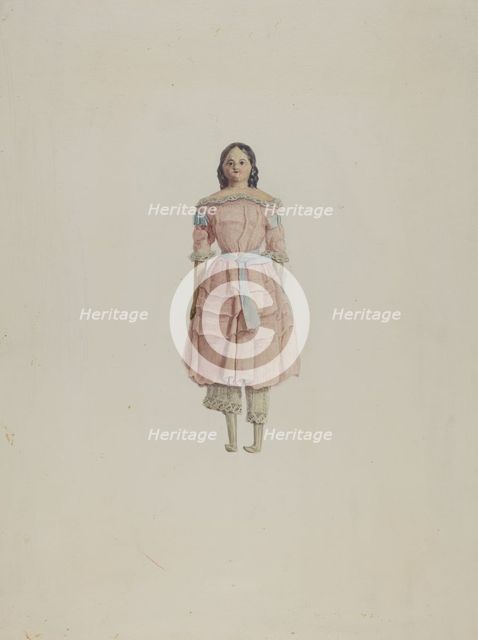 Doll--"Betsy", c. 1937. Creator: Eugene Croe.