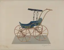 Doll Buggy, c. 1937. Creator: Eugene Croe