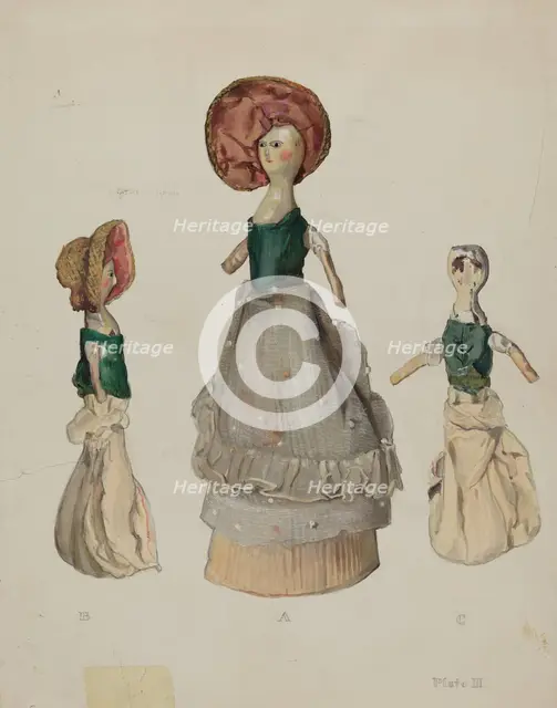 Doll, c. 1936. Creator: Jane Iverson.
