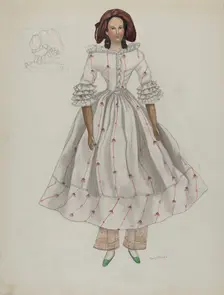 Doll, c. 1936. Creator: Mary E Humes