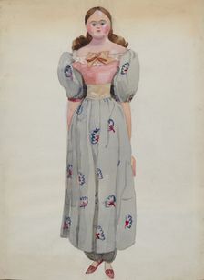 Doll, c. 1936. Creator: Marian Curtis Foster