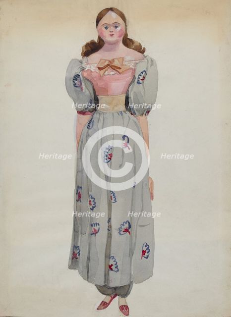Doll, c. 1936. Creator: Marian Curtis Foster.