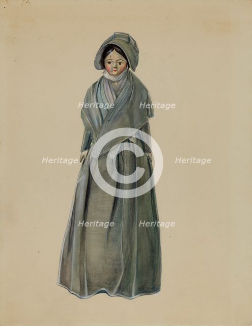 Doll, c. 1936. Creator: Mina Lowry.