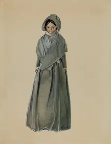 Doll, c. 1936. Creator: Mina Lowry