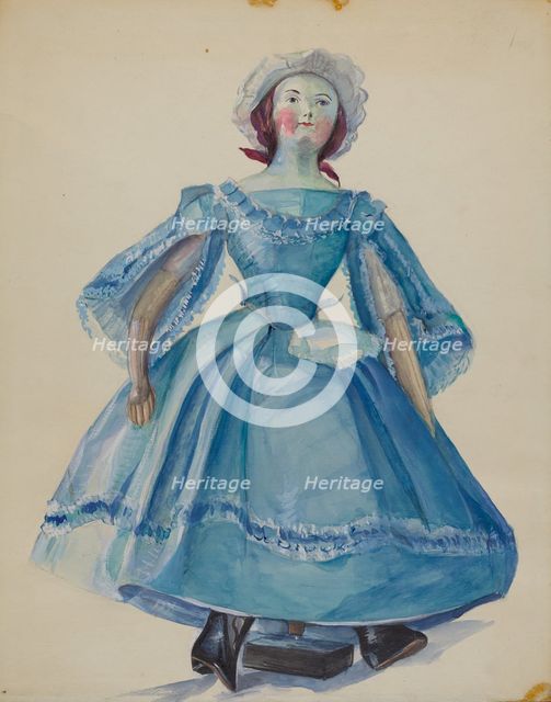 Doll, c. 1936. Creator: Mina Lowry.