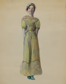 Doll, c. 1936. Creator: Mina Lowry