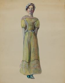Doll, c. 1936. Creator: Mina Lowry