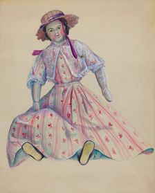 Doll, c. 1936. Creator: Mina Lowry