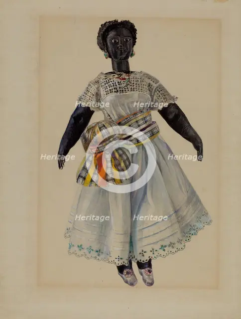 Doll, c. 1936. Creator: Mina Lowry.