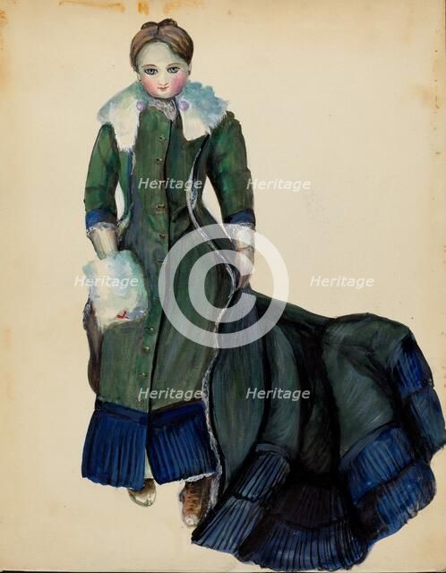 Doll, c. 1936. Creator: Mina Lowry.