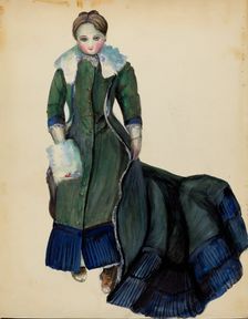 Doll, c. 1936. Creator: Mina Lowry