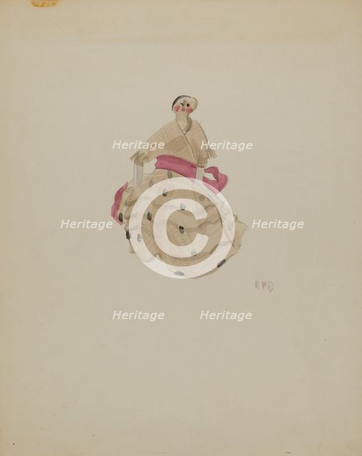 Doll, c. 1936. Creator: Raoul Du Bois.