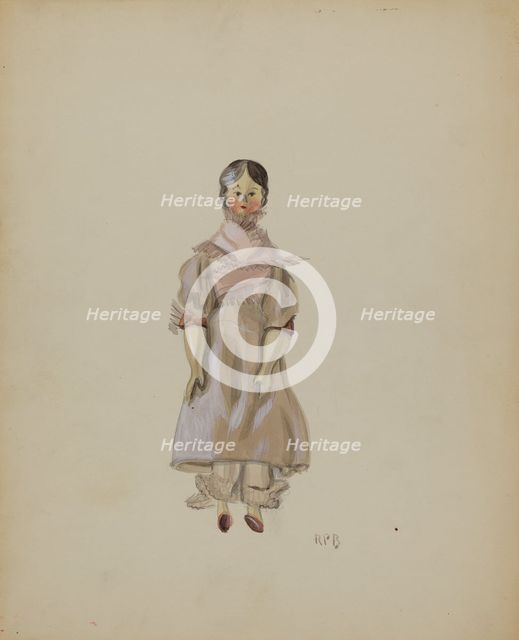 Doll, c. 1936. Creator: Raoul Du Bois.