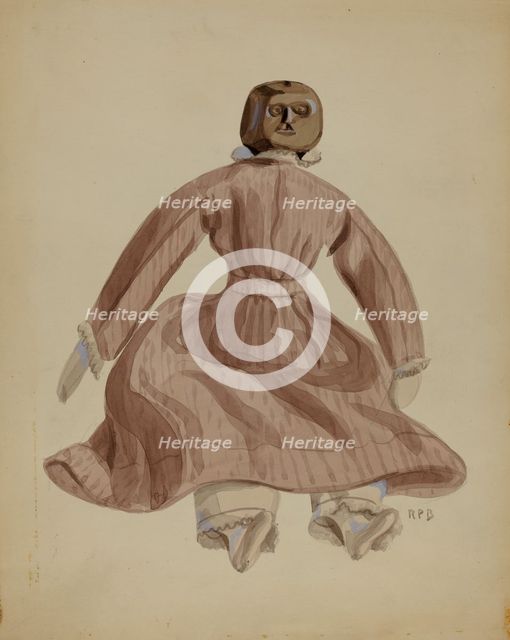 Doll, c. 1936. Creator: Raoul Du Bois.