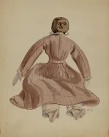 Doll, c. 1936. Creator: Raoul Du Bois