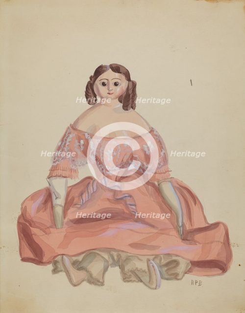 Doll, c. 1936. Creator: Raoul Du Bois.