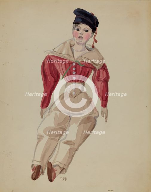Doll, c. 1936. Creator: Raoul Du Bois.