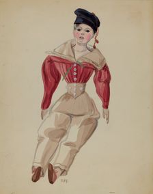 Doll, c. 1936. Creator: Raoul Du Bois