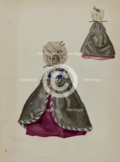 Doll, c. 1937. Creator: Verna Tallman.