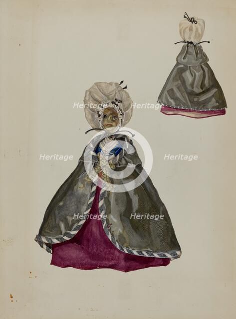 Doll, c. 1937. Creator: Verna Tallman.