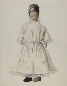 Doll, c. 1937. Creator: Bertha Semple