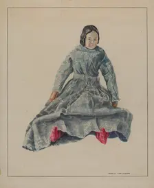 Doll, c. 1937. Creator: Francis Law Durand