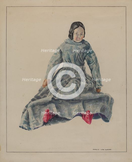 Doll, c. 1937. Creator: Francis Law Durand.