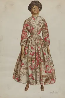 Doll, c. 1937. Creator: Helen Bronson