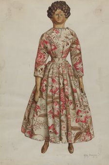 Doll, c. 1937. Creator: Helen Bronson