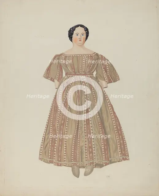 Doll, c. 1937. Creator: Joseph L. Boyd.