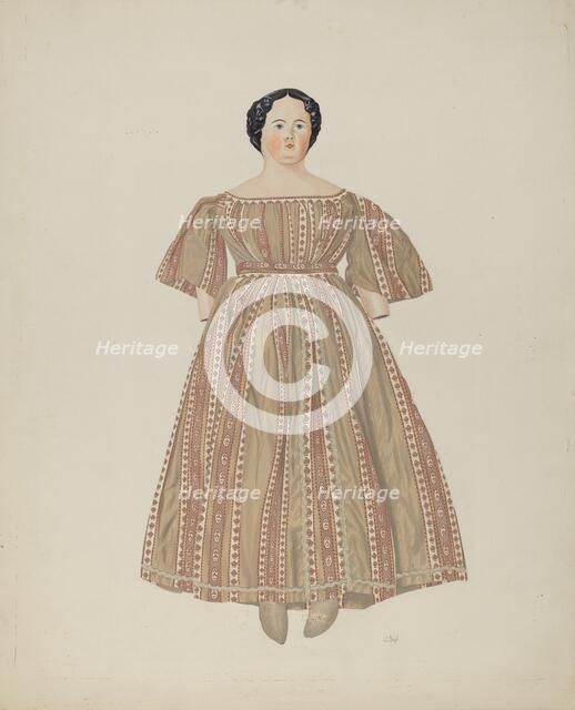 Doll, c. 1937. Creator: Joseph L. Boyd.
