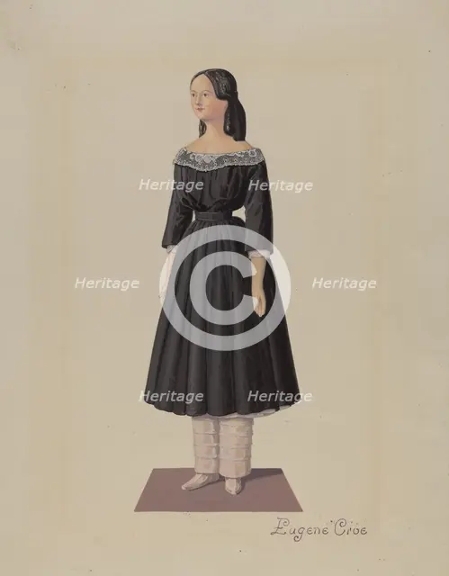 Doll, c. 1938. Creator: Eugene Croe.