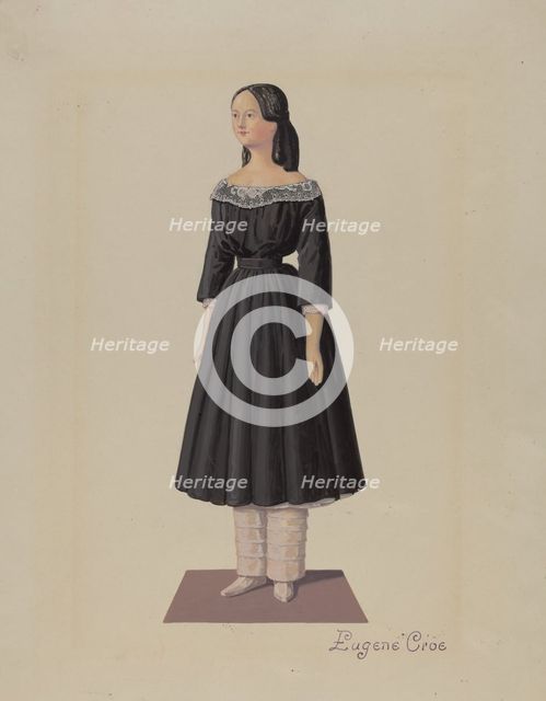 Doll, c. 1938. Creator: Eugene Croe.