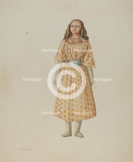 Doll, c. 1938. Creator: Hans Mangelsdorf.