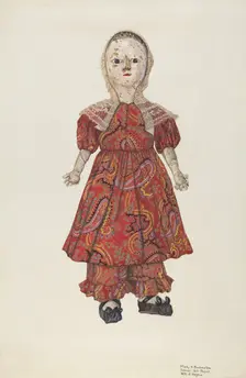 Doll, c. 1938. Creator: Molly Bodenstein