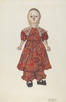 Doll, c. 1938. Creator: Molly Bodenstein
