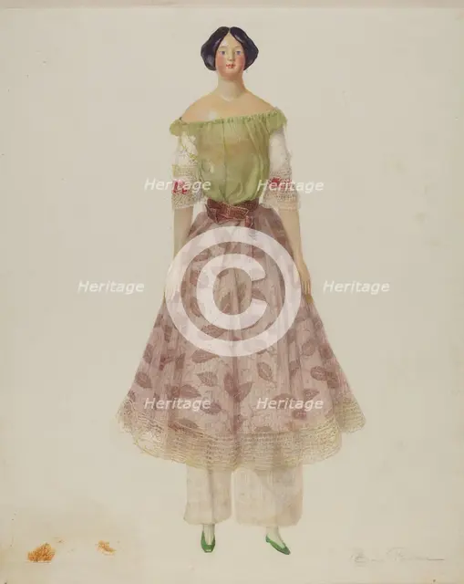 Doll, c. 1939. Creator: Cora Parker.