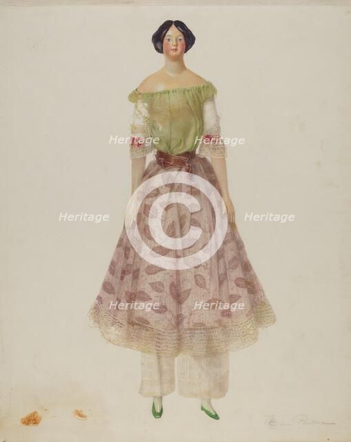 Doll, c. 1939. Creator: Cora Parker.