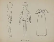 Doll, c. 1939. Creator: Francis Law Durand