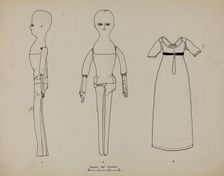 Doll, c. 1939. Creator: Francis Law Durand