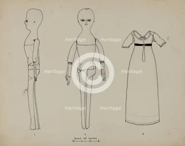 Doll, c. 1939. Creator: Francis Law Durand.