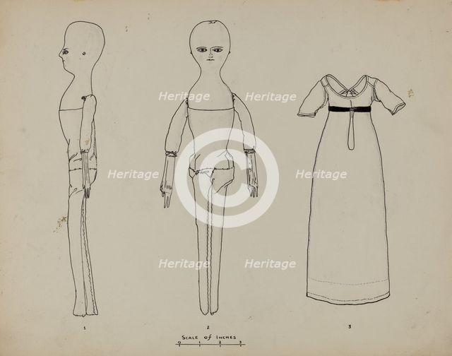 Doll, c. 1939. Creator: Francis Law Durand.