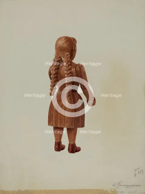 Doll, c. 1939. Creator: Henry Tomaszewski.